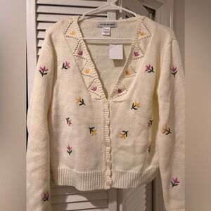 Cotton Emporium Floral cardigan